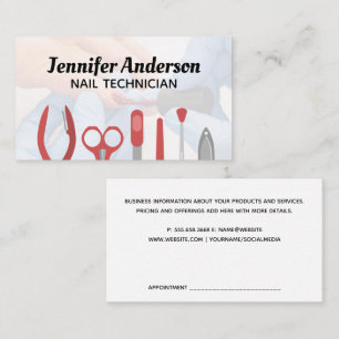 Nagelmanicure Gereedschap   Het schilderen van nag Visitekaartje