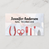 Nagelmanicure Gereedschap | Het schilderen van nag Visitekaartje (Voorkant)