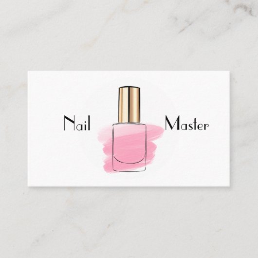 Nagelmeester Visitekaartje (Voorkant)