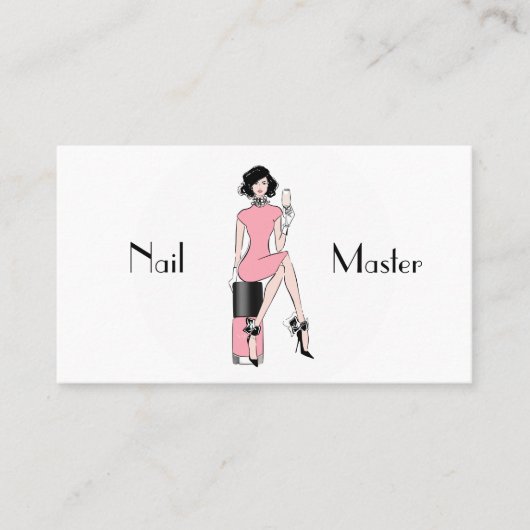 Nagelmeester Visitekaartje (Voorkant)