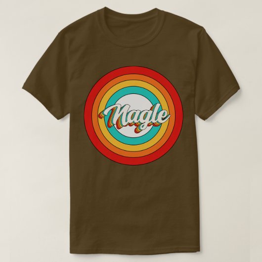 Nagelnaam Shirt  nagelcirkel (Design voorkant)