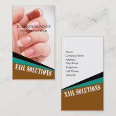 Nageloplossingen - Manicure Pedicure Spa Technicia Visitekaartje (Voorkant / Achterkant)