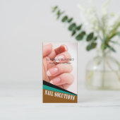 Nageloplossingen - Manicure Pedicure Spa Technicia Visitekaartje (Staand voorkant)