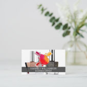 Nagelpolish Borstel | Flesjes Zakelijke Kaart Visitekaartje (Staand voorkant)