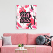 NAGELS ART STIJL CANVAS AFDRUK (Insitu (Woonkamer))
