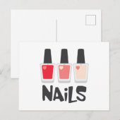 nagels briefkaart (Voorkant / Achterkant)