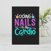 Nagels doen is mijn cardio kaart (Staand voorkant)