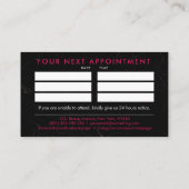 Nagels door - Originele tekst logo Tekening Glitte Visitekaartje (Achterkant)