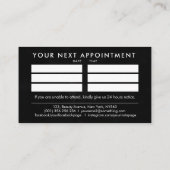 Nagels door - Originele Tekst logo Tekening - Wit Visitekaartje (Achterkant)