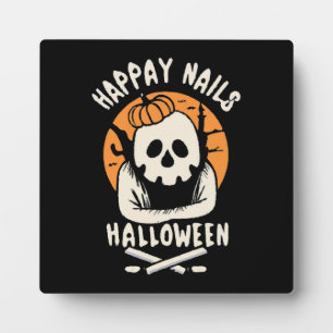 Nagels Maken Mooi Halloween Fotoplaat