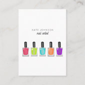 Nagels Manicure Pedicure Schoonheid Nagelkunstenaa Visitekaartje (Voorkant)