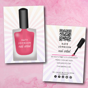 Nagels Manicure Pedicure Schoonheid Nagelkunstenaa Visitekaartje