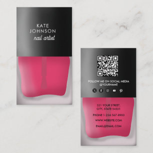 Nagels Manicure Pedicure Schoonheid Nagelstylist Q Visitekaartje