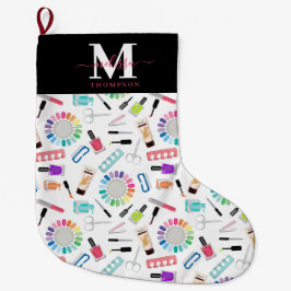 Nagels Manicure Pedicure Schoonheidssalon Monogram Grote Kerstsok