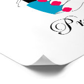  nagels met nagellak poster (Hoek)