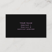 nagels op papier (roze nagels) visitekaartje (Achterkant)