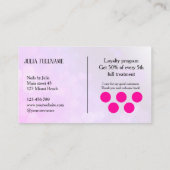 Nagels per Visitekaartje (Achterkant)