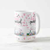 nagels salon decoreren stijl koffiemok (Voorkant rechts)