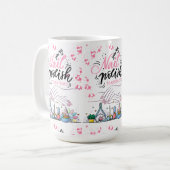 nagels salon decoreren stijl koffiemok (Voorkant links)