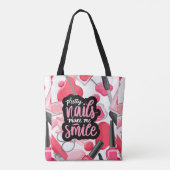 nagels tote bag (Achterkant)