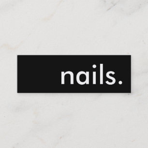 nagels. trouwerekaart klantenkaartje