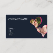 nagels van het VISITEKAARTJE van de BASISSJABLOON (Voorkant)