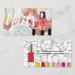 Nagels   Variëteit Nagellak en Pers Visitekaartje