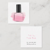 nagels vierkante visitekaartje (Voorkant / Achterkant)