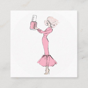 nagels vierkante visitekaartje