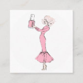 nagels vierkante visitekaartje (Voorkant)