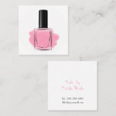 nagels vierkante visitekaartje (Voorkant / Achterkant)