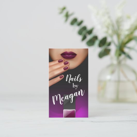 nagels visitekaartje (Staand voorkant)