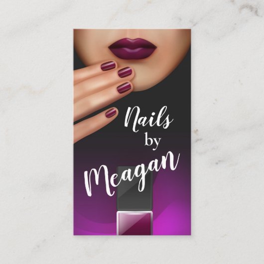 nagels visitekaartje (Voorkant)