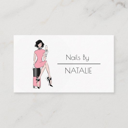 nagels visitekaartje (Voorkant)