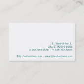 nagels visitekaartje (Achterkant)