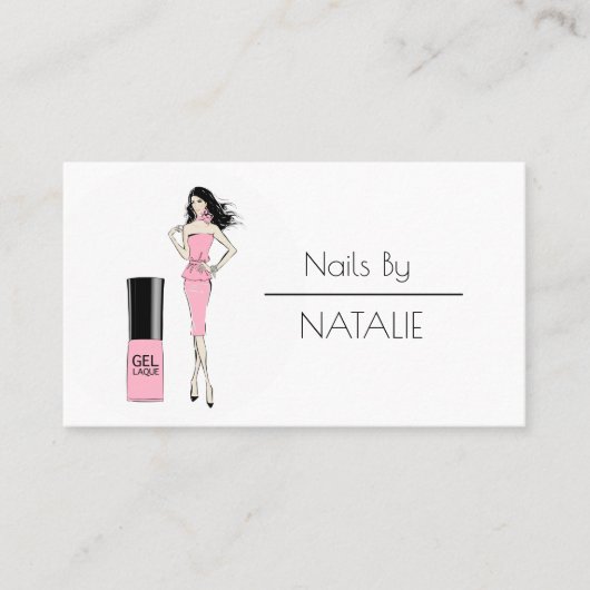 nagels visitekaartje (Voorkant)