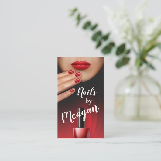 nagels visitekaartje (Staand voorkant)