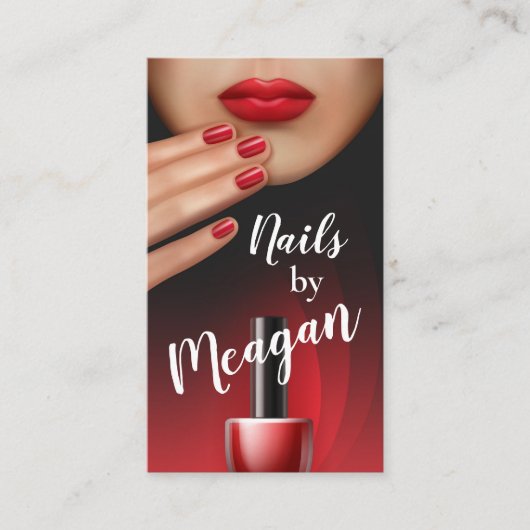 nagels visitekaartje (Voorkant)