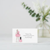 nagels visitekaartje (Staand voorkant)