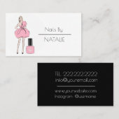 nagels visitekaartje (Voorkant / Achterkant)