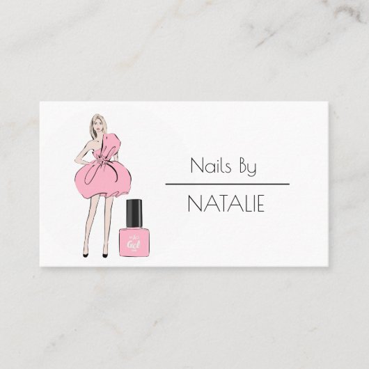 nagels visitekaartje (Voorkant)