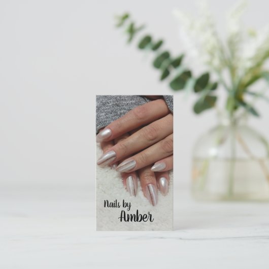 nagels visitekaartje (Staand voorkant)