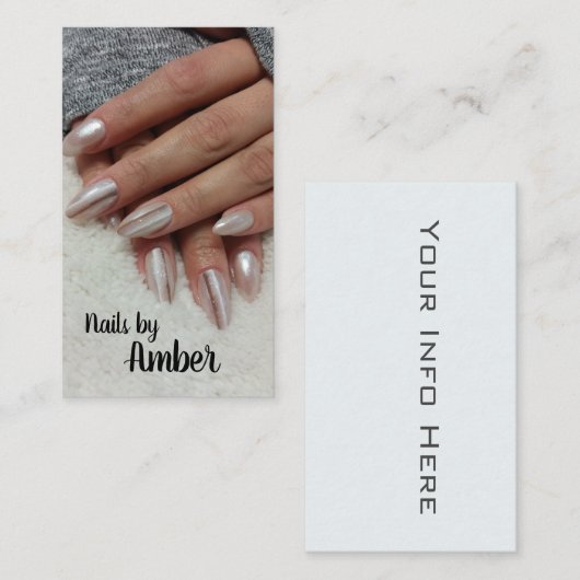 nagels visitekaartje (Voorkant / Achterkant)