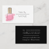 nagels visitekaartje (Voorkant / Achterkant)