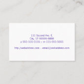 nagels visitekaartje (Achterkant)