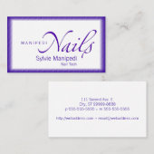 nagels visitekaartje (Voorkant / Achterkant)