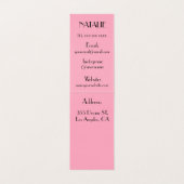 nagels visitekaartje (Binnenkant ongevouwen)