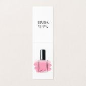 nagels visitekaartje (Buitenkant ongevouwen)