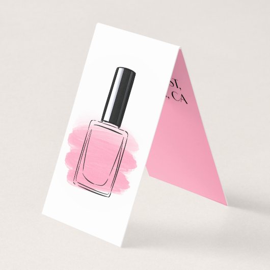 nagels visitekaartje (Voorkant)