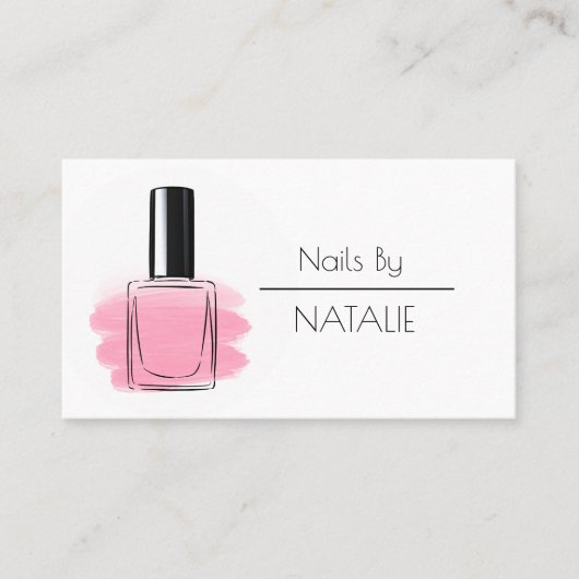 nagels visitekaartje (Voorkant)